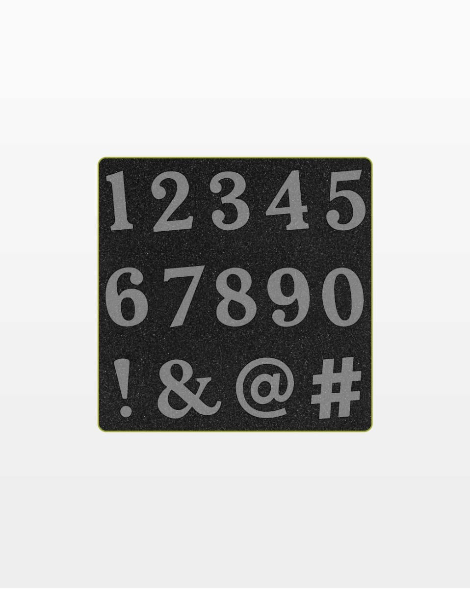 GO! Classic 2" Numbers & Symbols Die