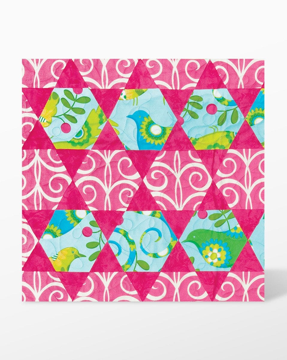 GO! Equilateral Triangles 1”, 1 1/2”, 2 1/2” Sides (3/4”, 1 1/4”, 2 1/4” Finished)