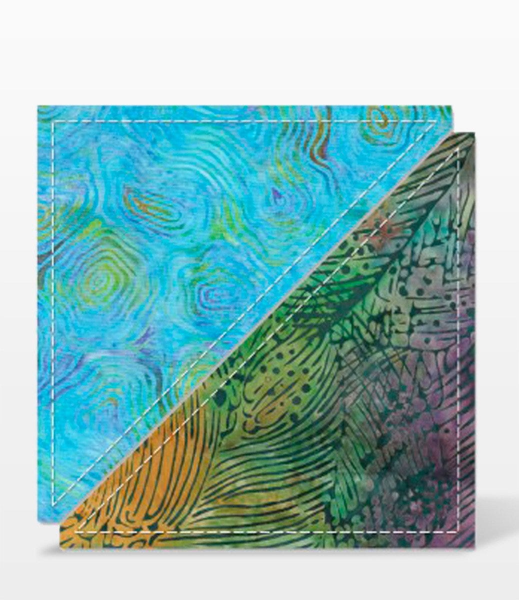 GO! Half Square Triangle-6" Finished Square die