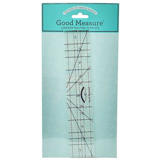 Good Measure Every Angle Quilting Ruler Template for Longarm Quilting Machines by Amanda Murphy