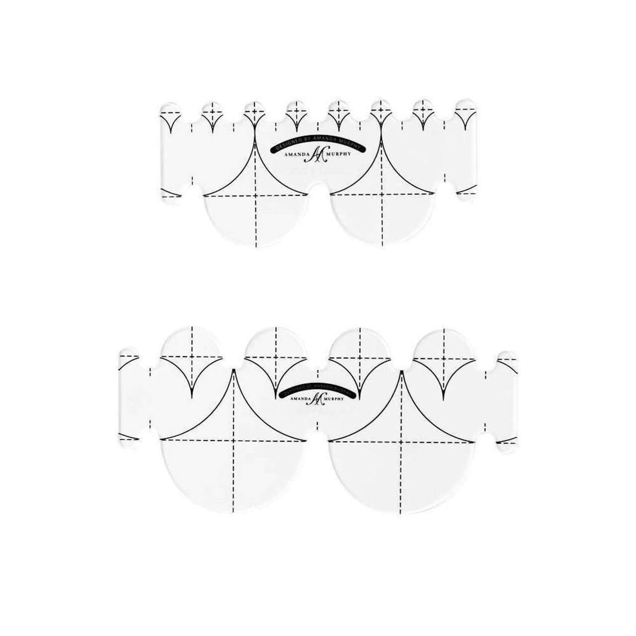 Good Measure Every Curve Quilting Ruler Template Set for Longarm Quilting Machines by Amanda Murphy