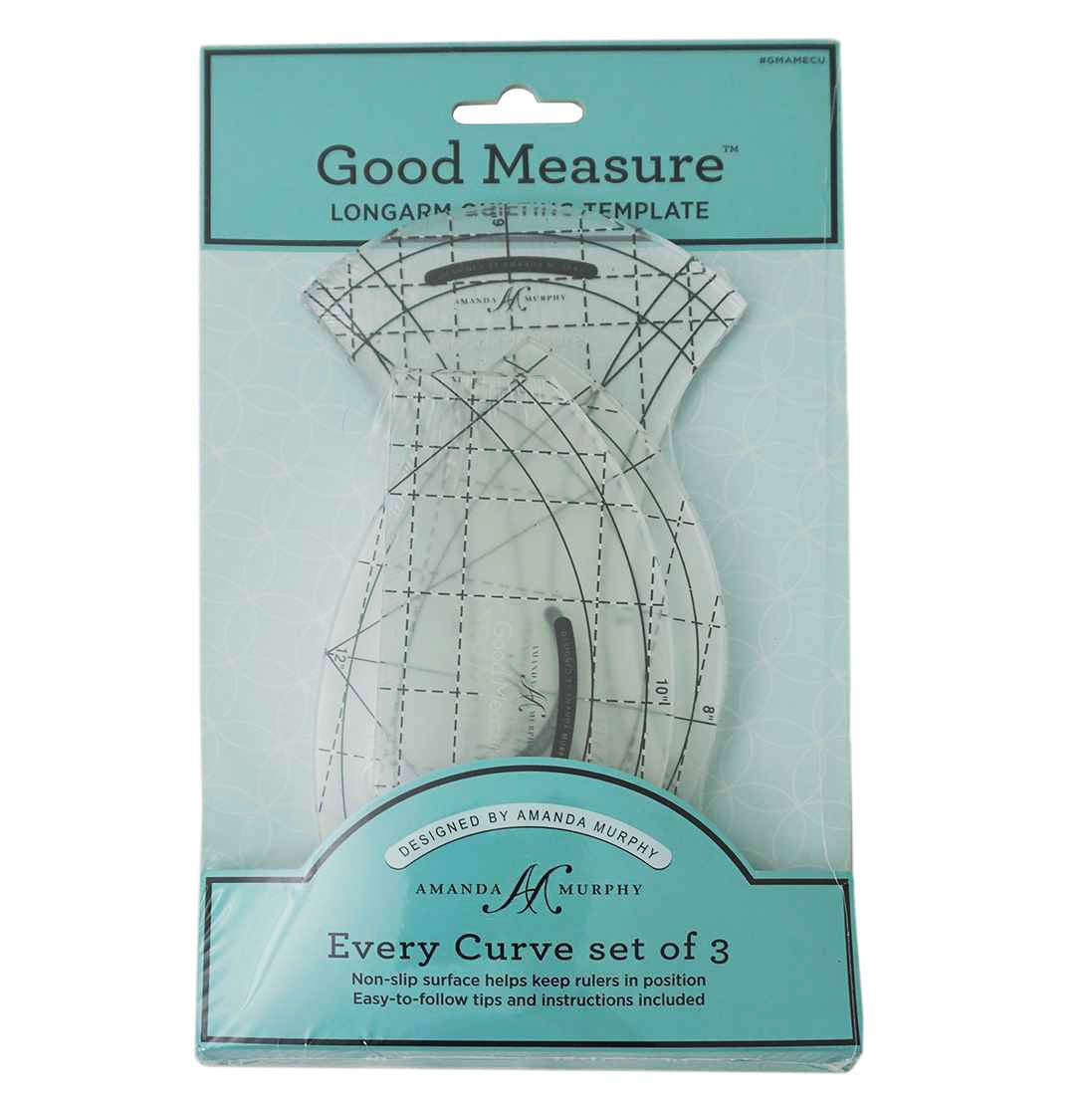 Good Measure Every Curve Quilting Ruler Template Set for Longarm Quilting Machines by Amanda Murphy