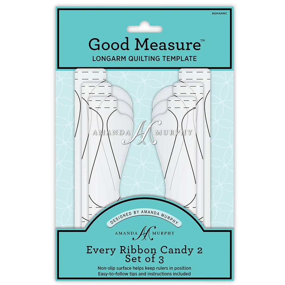 Good Measure Every Ribbon Candy Longarm Quilting Ruler