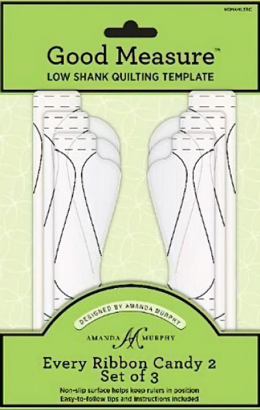 Good Measure Every Ribbon Candy Low Shank Quilting Ruler