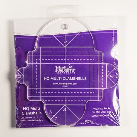 Handi Quilter Multi Clamshells Template