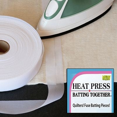 Heat Press Batting Together 1 1/2 in x 100 yd