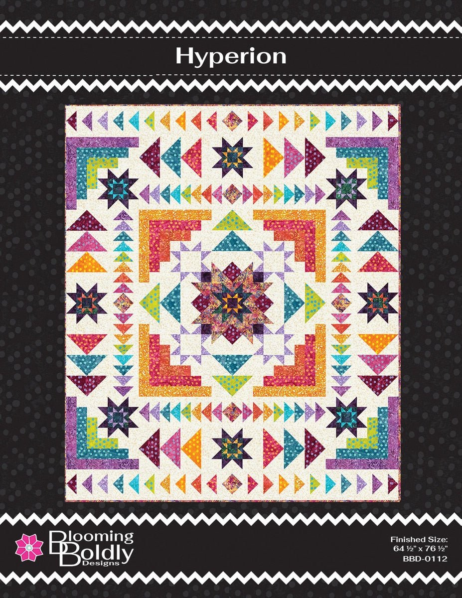 Hyperion Quilt Pattern by Leslie Ryan
