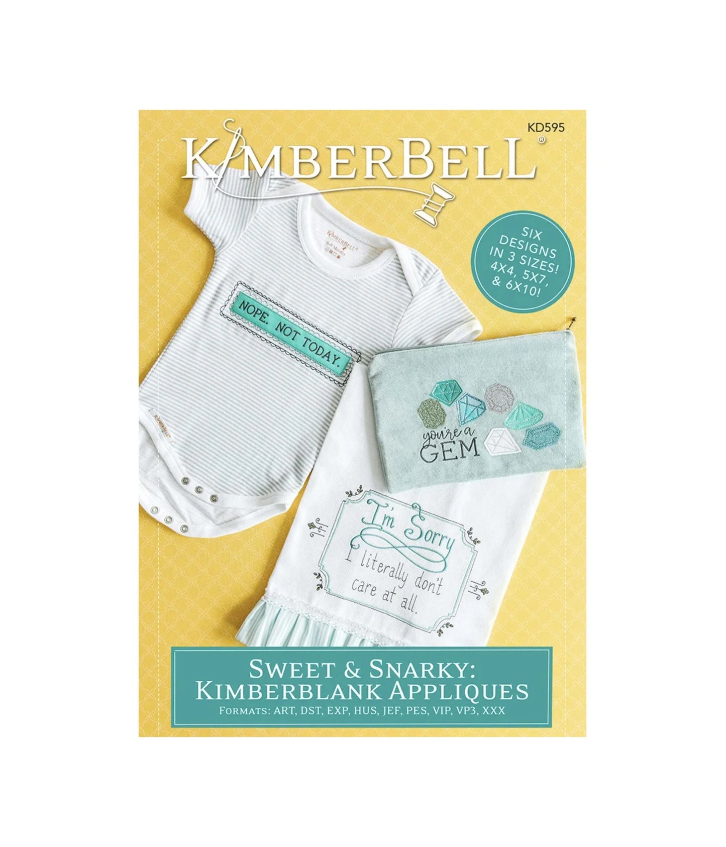 Kimberbell Sweet and Snarky: Kimberblank Appliques