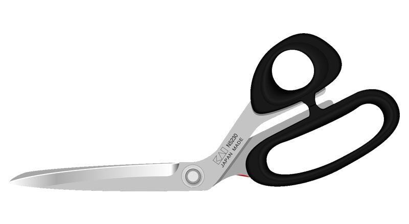KAI 9 Inch Bent Handle Scissors