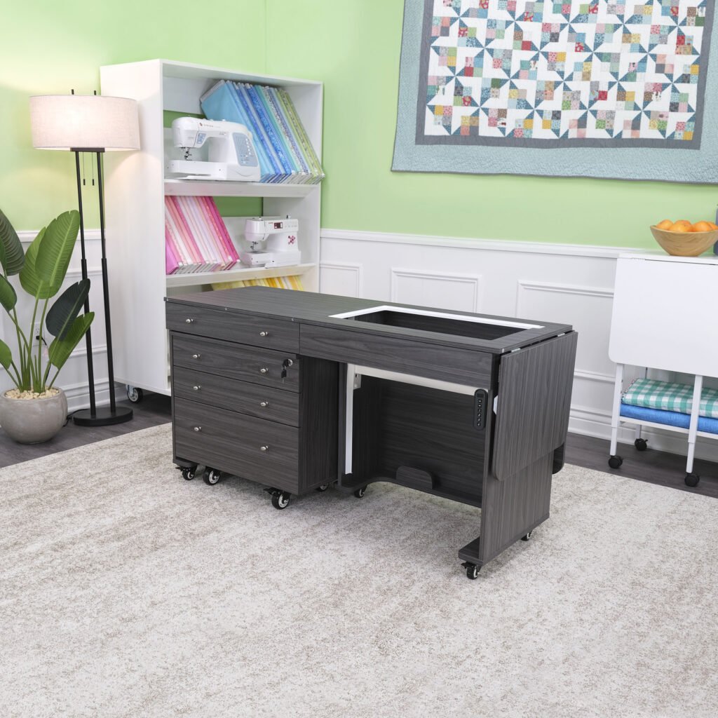 Kangaroo & Joey Dual Rail Electric Sewing Cabinet - Quality Sewing & Vacuum