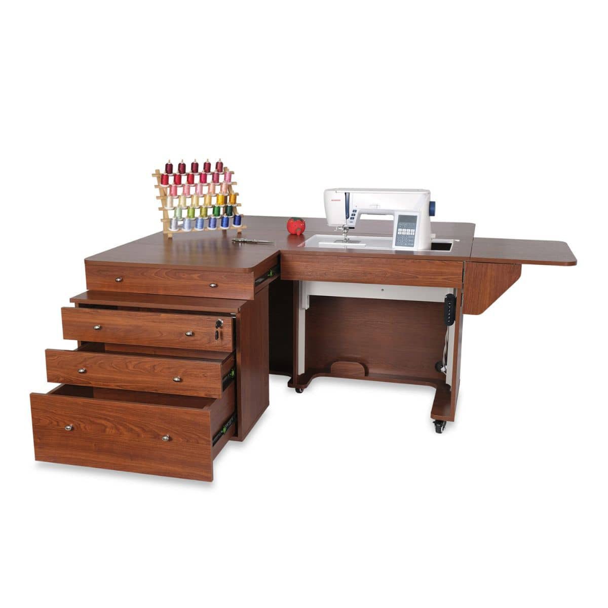 Kangaroo & Joey Dual Rail Electric Sewing Cabinet - Quality Sewing & Vacuum