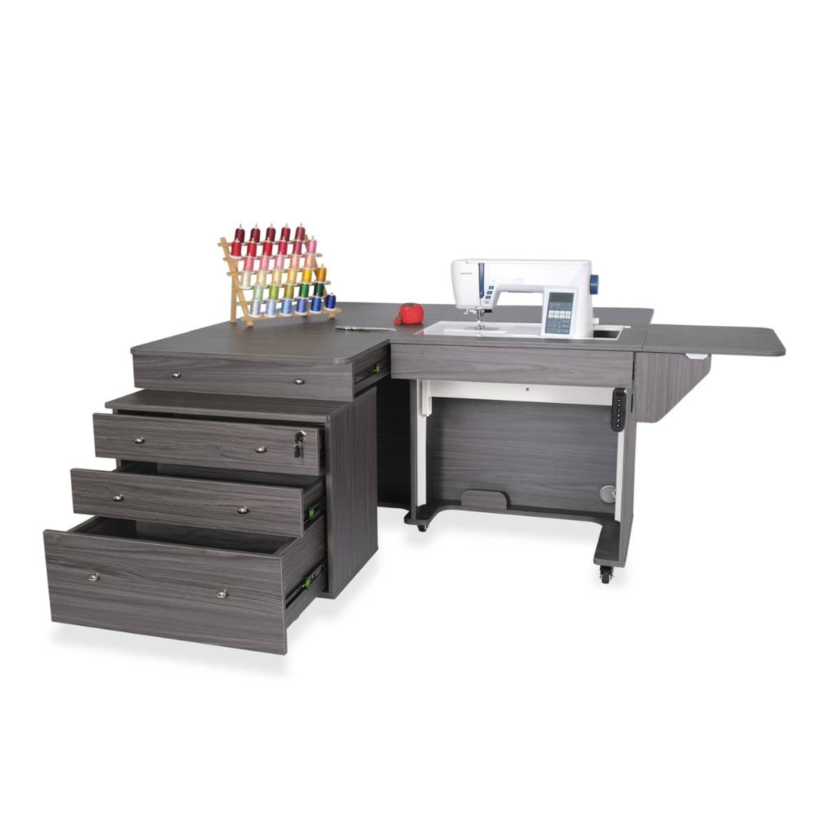 Kangaroo & Joey Dual Rail Electric Sewing Cabinet - Quality Sewing & Vacuum