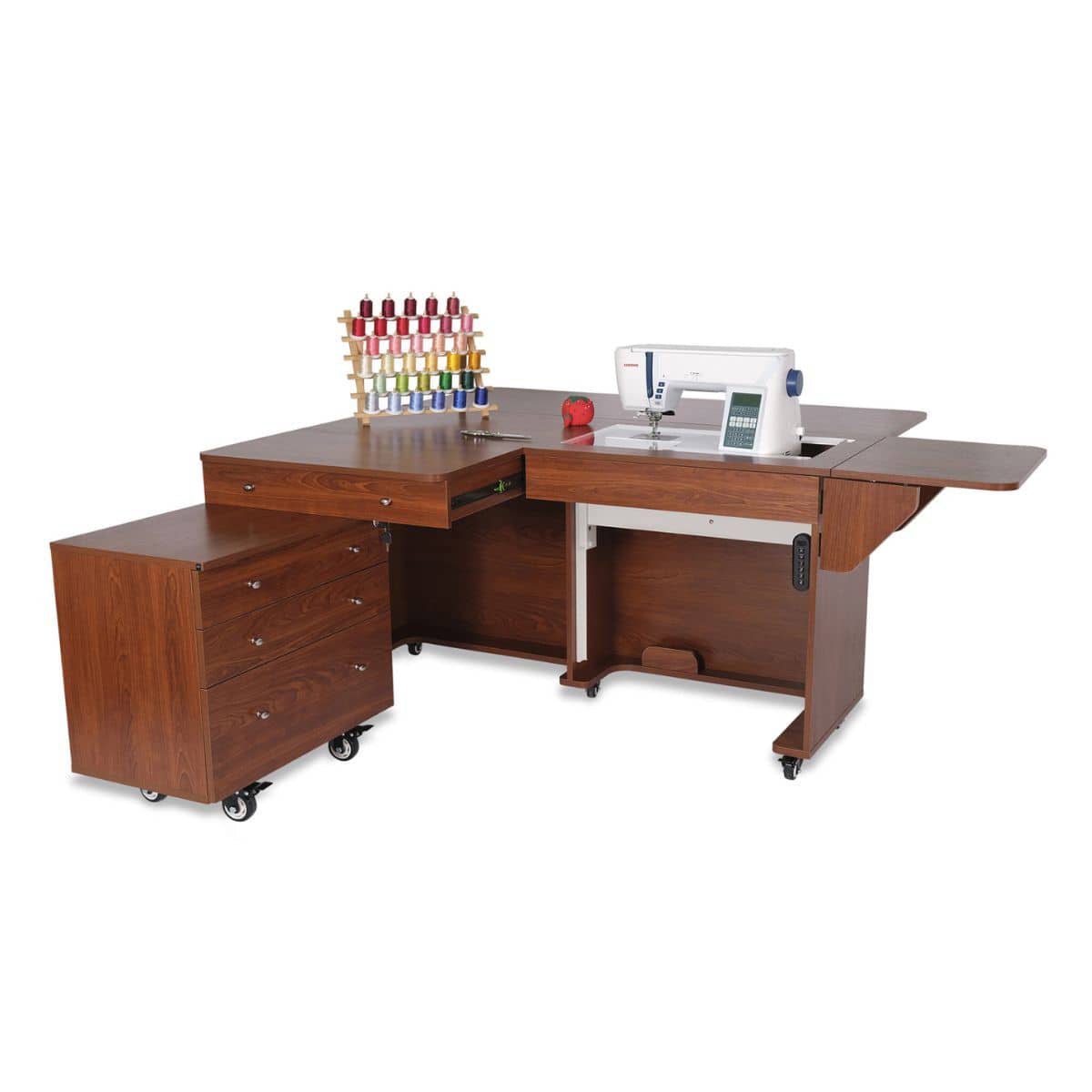 Kangaroo & Joey Dual Rail Electric Sewing Cabinet - Quality Sewing & Vacuum