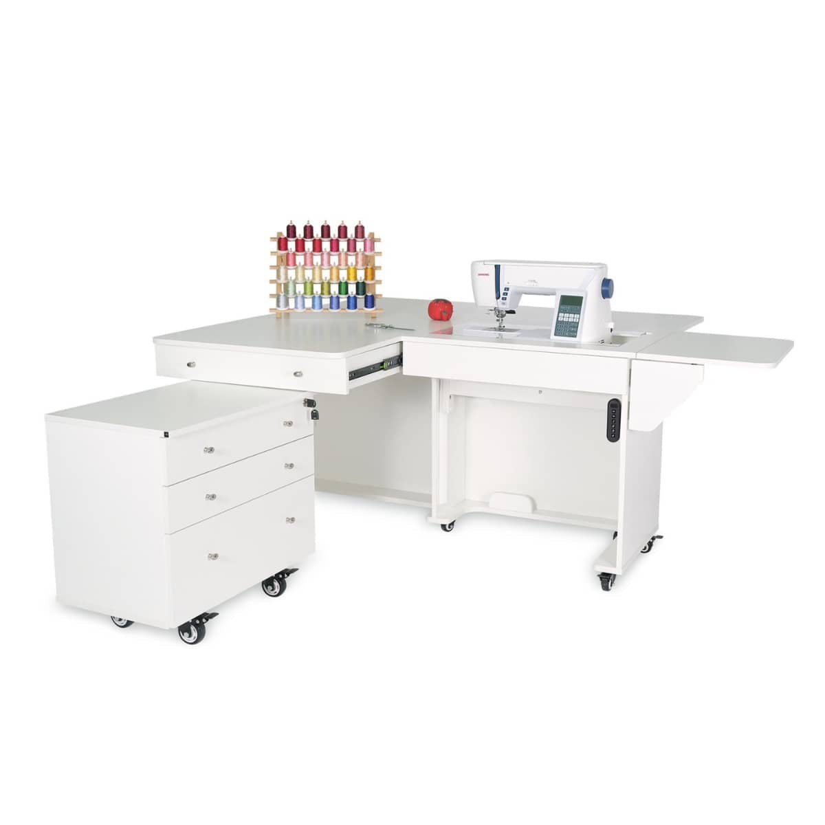 Kangaroo & Joey Dual Rail Electric Sewing Cabinet - Quality Sewing & Vacuum