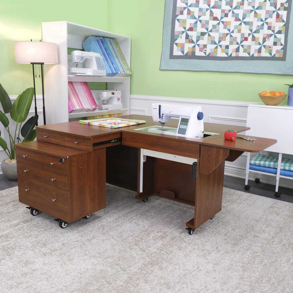 Kangaroo & Joey Dual Rail Electric Sewing Cabinet - Quality Sewing & Vacuum