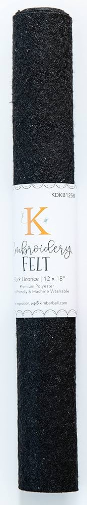 Kimberbell Embroidery Felt Black Licorice - Quality Sewing & Vacuum