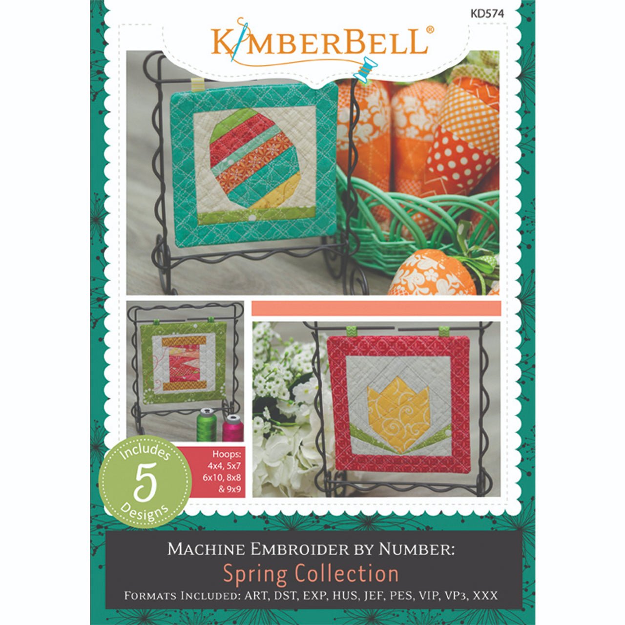 Kimberbell Machine Embroider By Number: Spring Collection