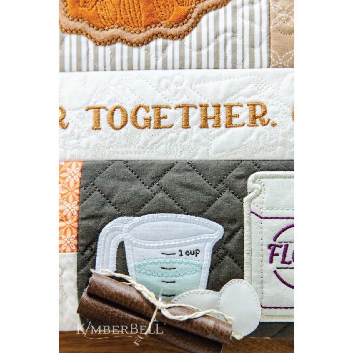 Kimberbell’s Sweet as Pie Bench Pillow Machine Embroidery Pattern