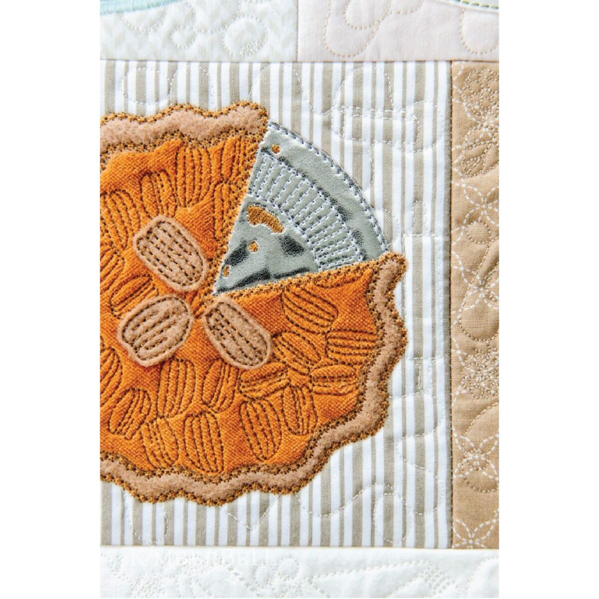 Kimberbell’s Sweet as Pie Bench Pillow Machine Embroidery Pattern