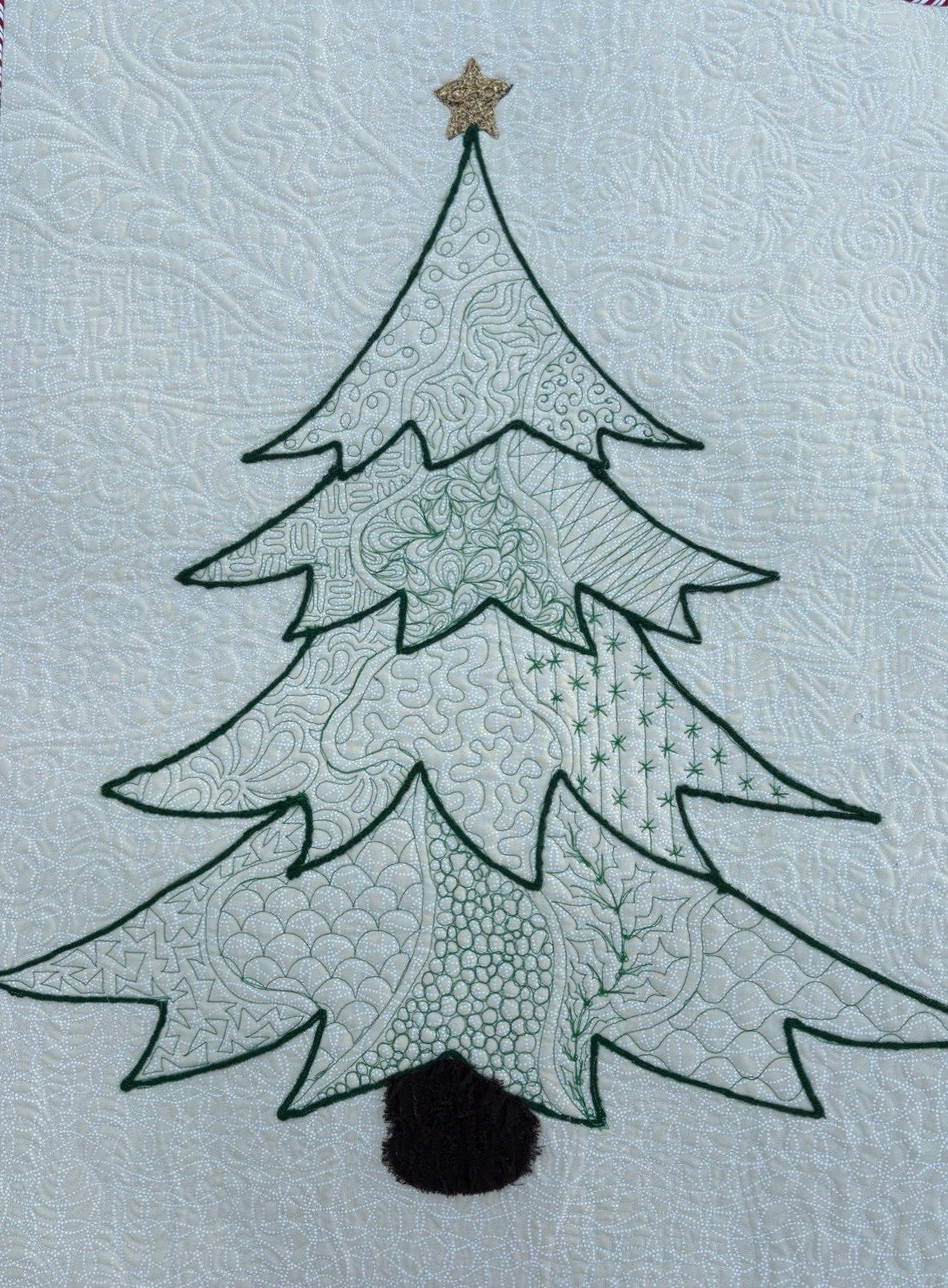 Longarm Quilting Adventure: Create Your Own Christmas Tree Wall Hanging