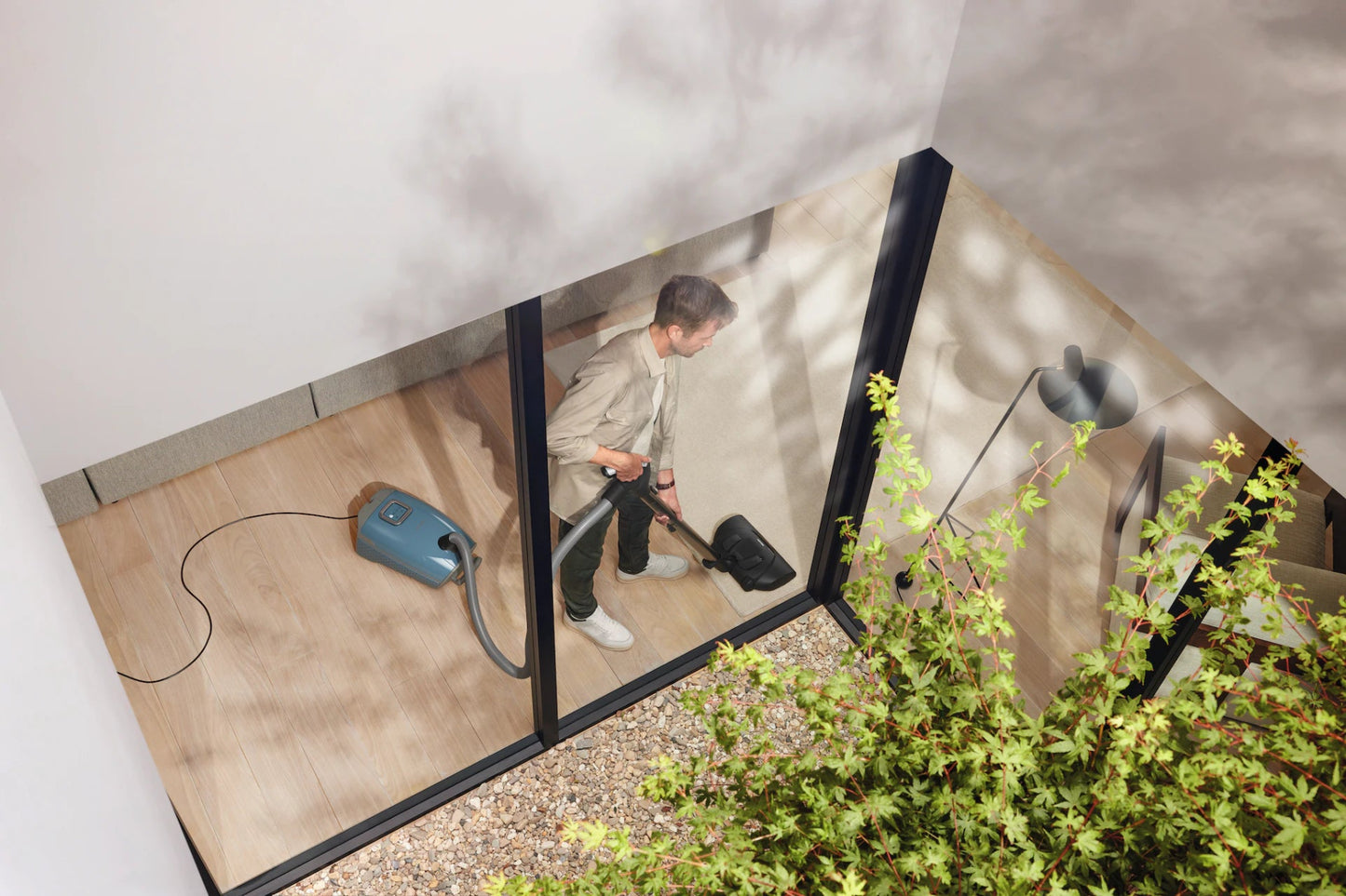 Miele L1 Guard Canister Vacuum in Nordic Blue