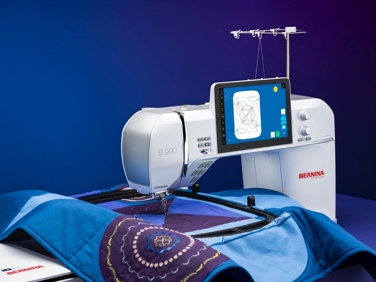 Bernina 990 Sewing, Quilting & Embroidery Machine - Quality Sewing & Vacuum