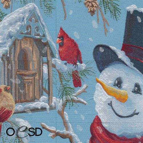OESD Happy Snowman by Dona Gelsinger | Quality Sewing