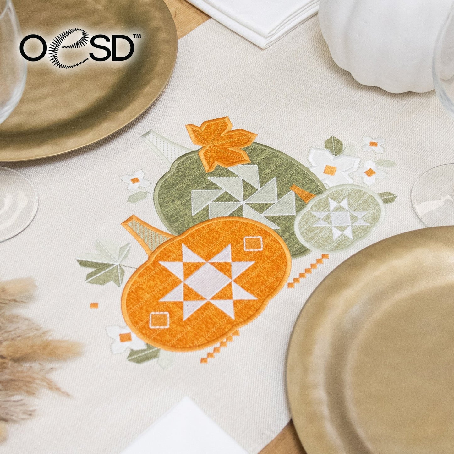 OESD Quilt Block Fall Applique Design