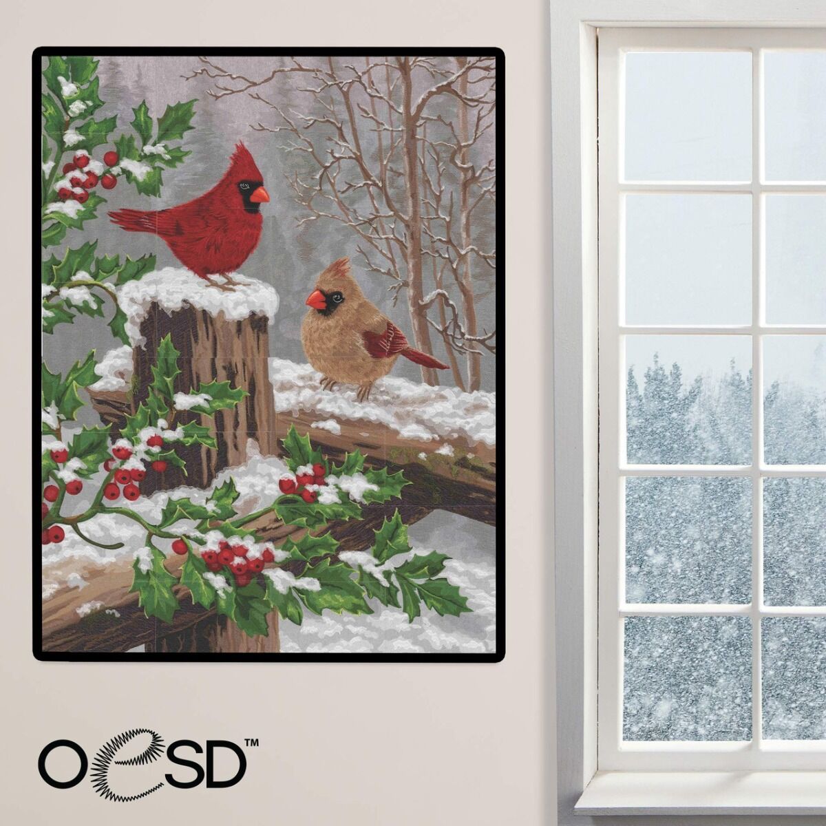 OESD Winter Visitors by Dona Gelsinger | Quality Sewing