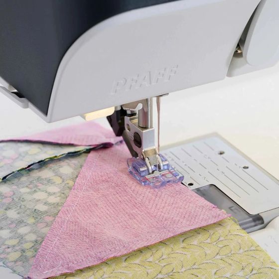 Pfaff Clear 1/4" Quilting foot with IDT