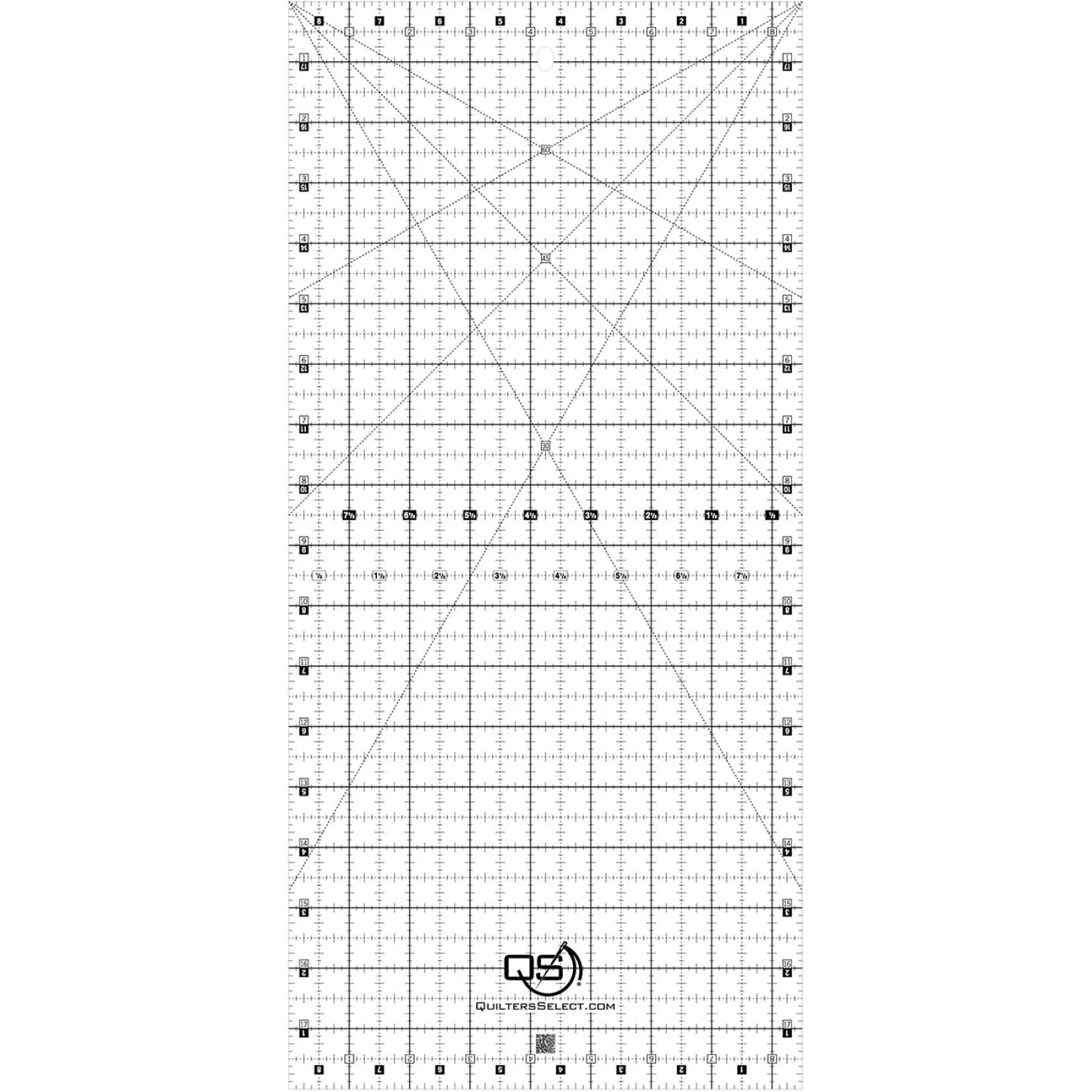 Quilters Select Crystal Quilting Ruler