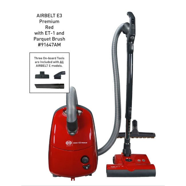 SEBO Airbelt E3 Premium with Dual Control Handle | Quality Sewing