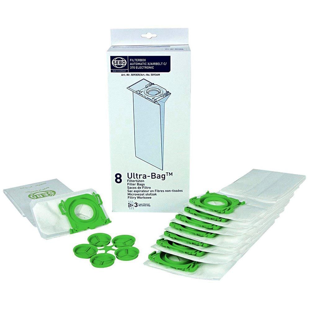 SEBO Filter Bags for X/G/C/370 Series
