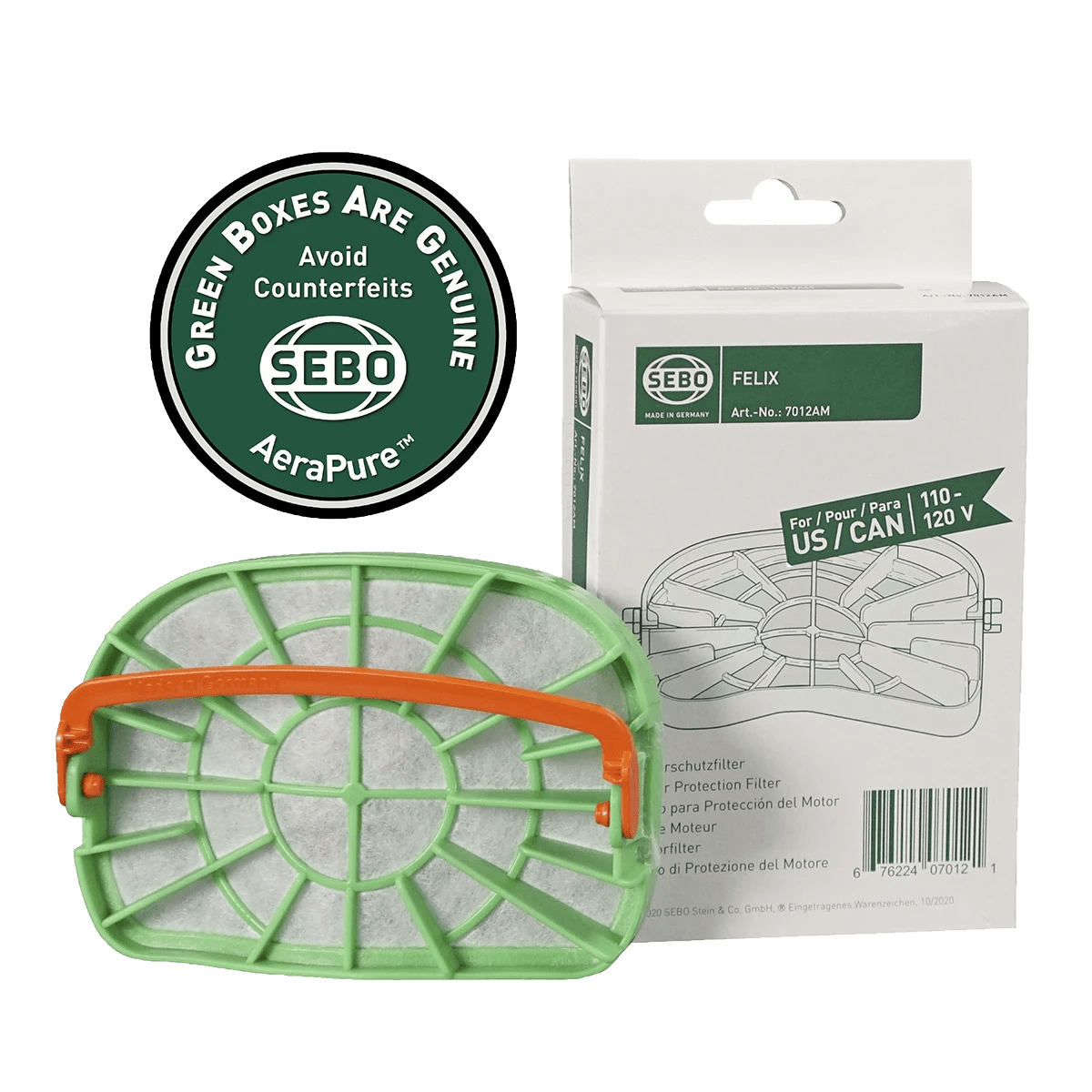 SEBO Motor Protection Filter for FELIX and DART