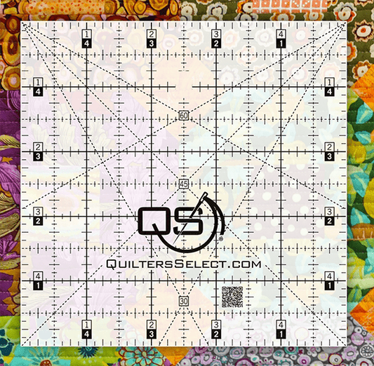 Select Non-Slip Clear Ruler: 5″x5″