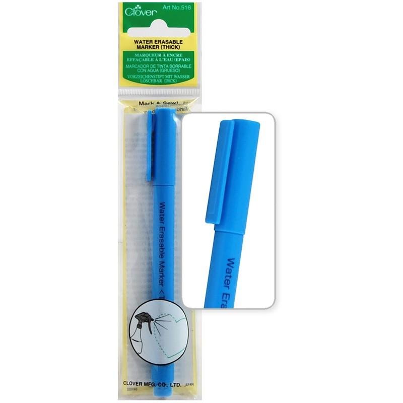 Thick Point Water Soluble Marker- Blue | Quality Sewing
