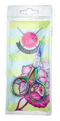 Tula Pink Large Ring Micro Tip Scissors 4 inch