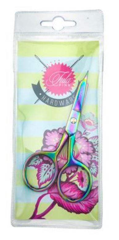 Tula Pink Large Ring Micro Tip Scissors
