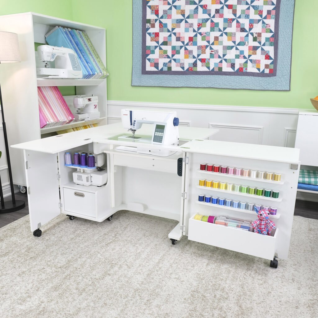 Wallaby Dual Rail Electric Sewing Cabinet - Quality Sewing & Vacuum