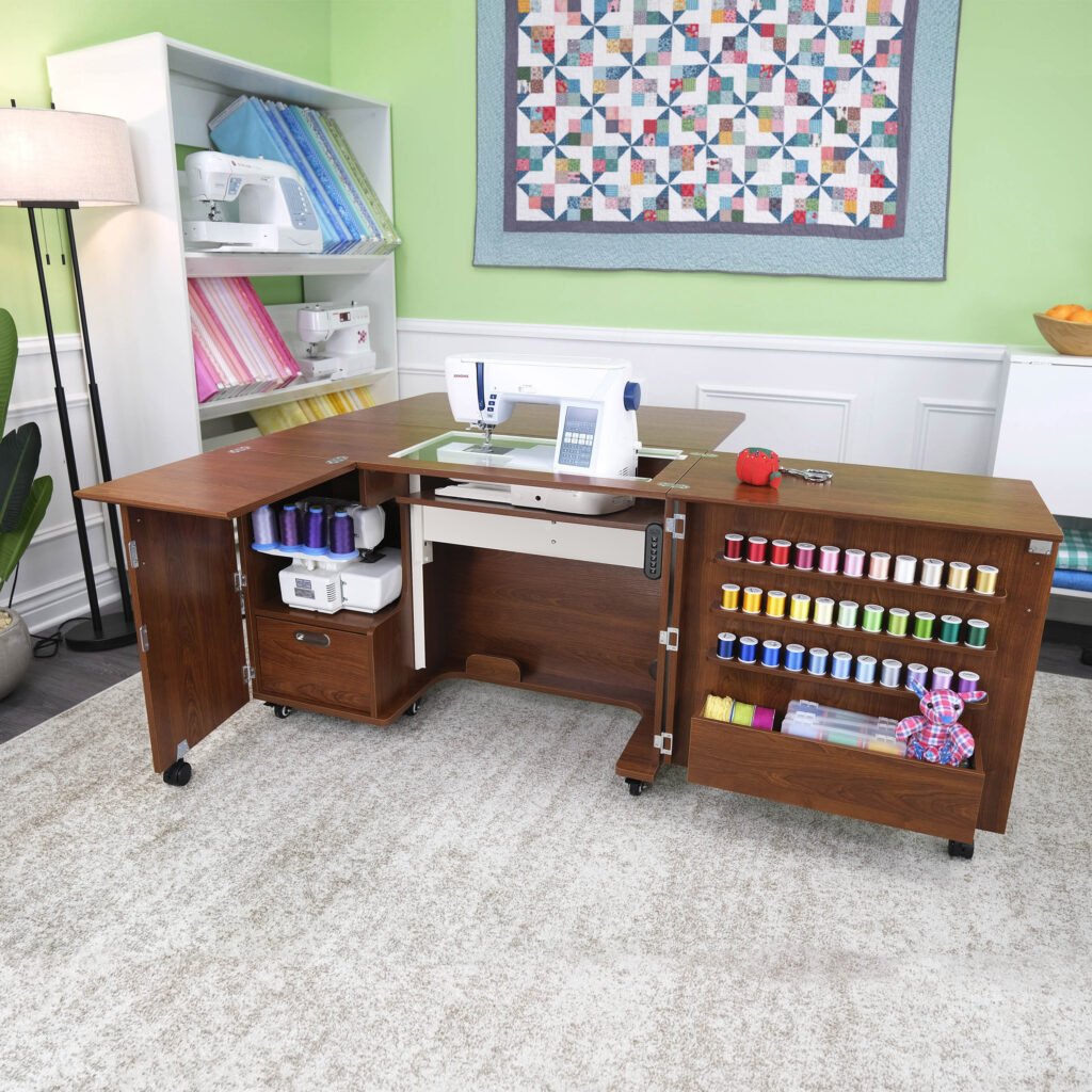 Wallaby Dual Rail Electric Sewing Cabinet - Quality Sewing & Vacuum