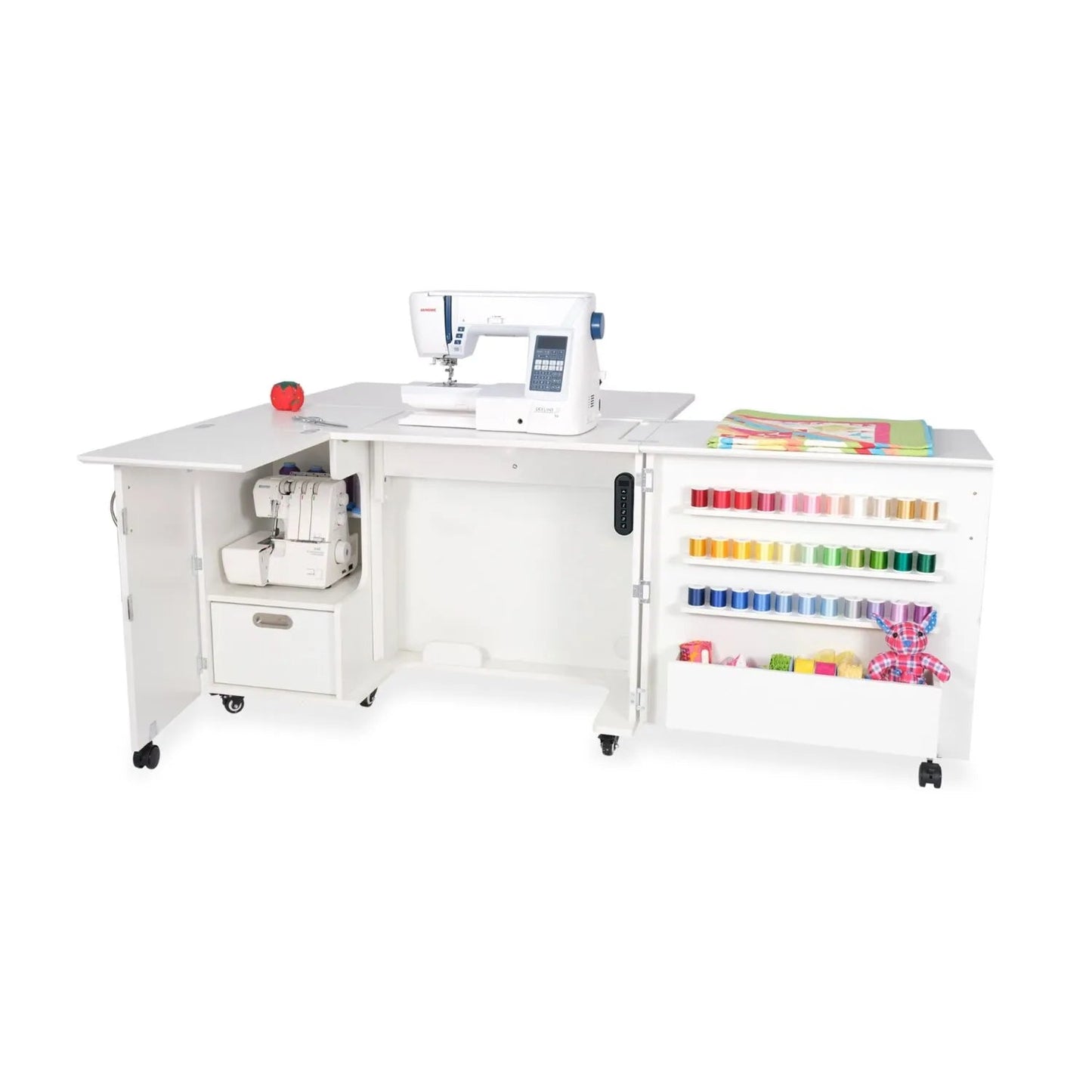 Wallaby Dual Rail Electric Sewing Cabinet - Quality Sewing & Vacuum