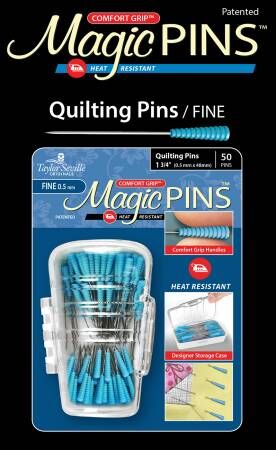 Taylor Seville Magic Pin Ultra Grip Quilting Fine 50pc