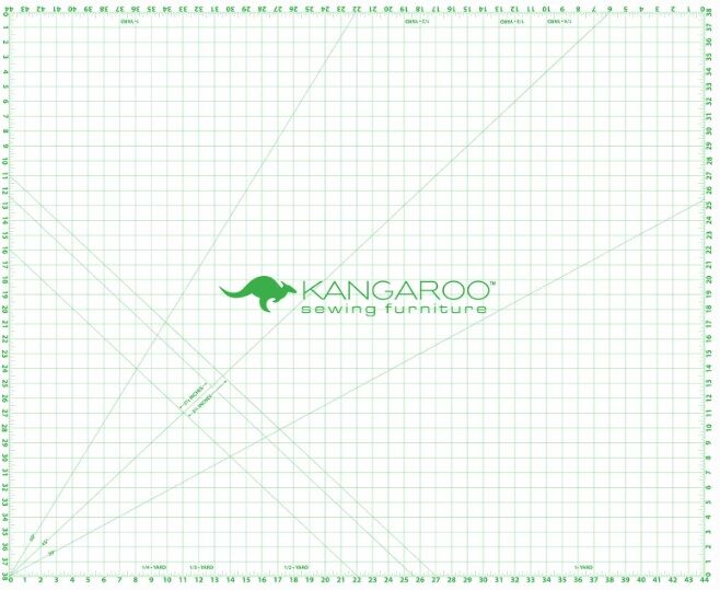 66 x 36 Cutting Mat (MAT-K) - Kangaroo Sewing Furniture