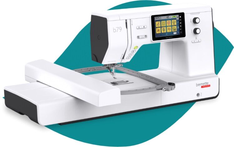 Bernette B79 Sewing & Embroidery Machine Deluxe Bundle with $598 Software 