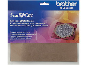 Brother ScanNCut Embossing Brass Metal Sheets