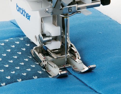 Brother Open Toe Walking Foot for Quilting and Sewing Multiple Layers, SA188