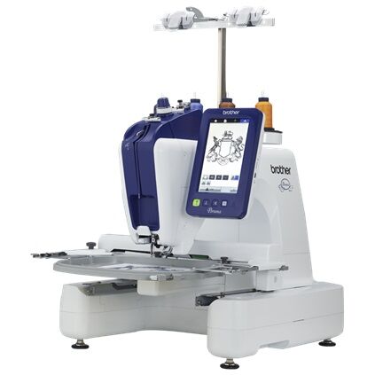 Brother Persona PRS100 Single-Needle Embroidery Machine - Quality Sewing & Vacuum