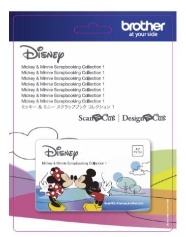 Brother ScanNCut Disney Mickey Mouse and Minnie Mouse Craft Collection #1