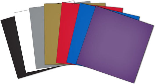 Brother ScanNCut Adhesive Craft Vinyl 12" x 12" Sheets, 10 Pieces