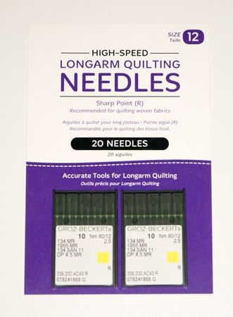 Handi Quilter High Speed Longarm Quilting Needles - Package of 20 (HQ Infinity 80/12 134MR-2.5)